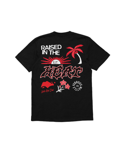 RAISED IN THE HEAT