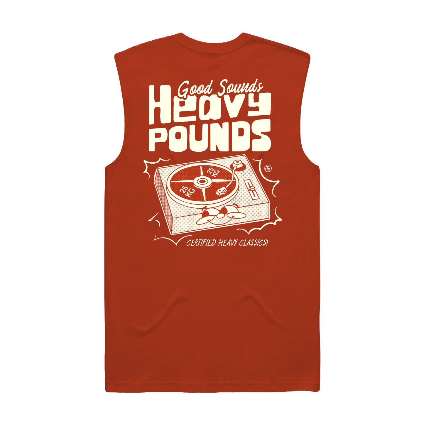 GOOD SOUNDS HEAVY POUNDS MUSCLE TANK