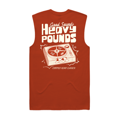 GOOD SOUNDS HEAVY POUNDS MUSCLE TANK
