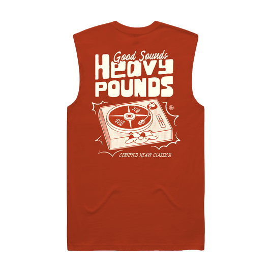 GOOD SOUNDS HEAVY POUNDS MUSCLE TANK